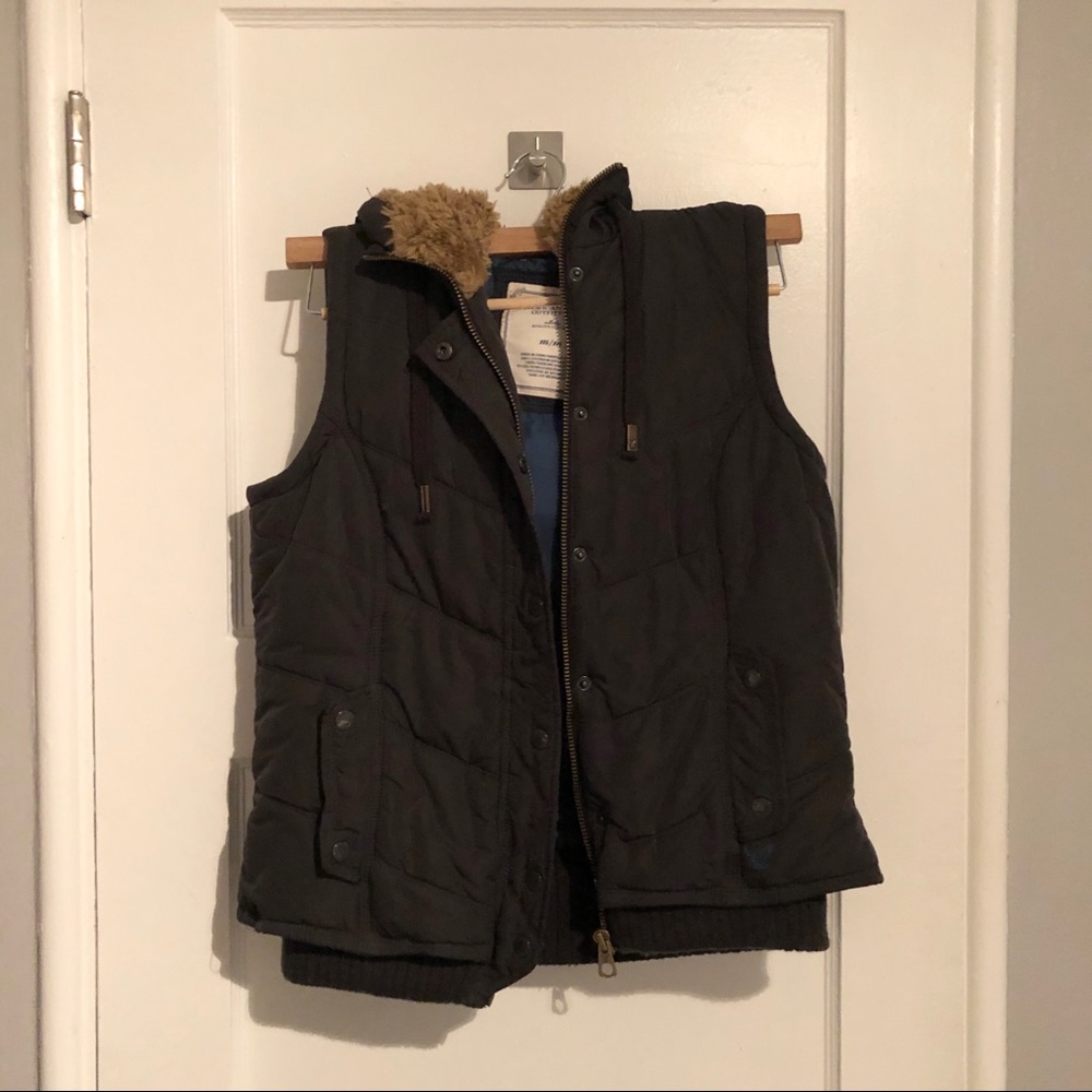 Vest with Fur Hood